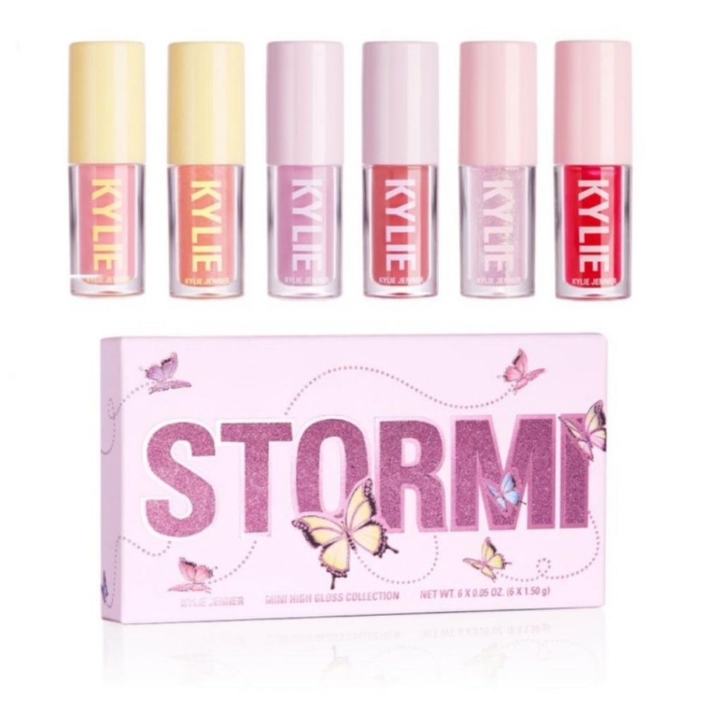 Kylie Cosmetics Stormi Lip Gloss Set - Pink and Purple